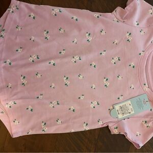 Pink Floral t shirt